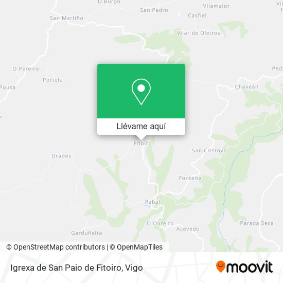 Mapa Igrexa de San Paio de Fitoiro