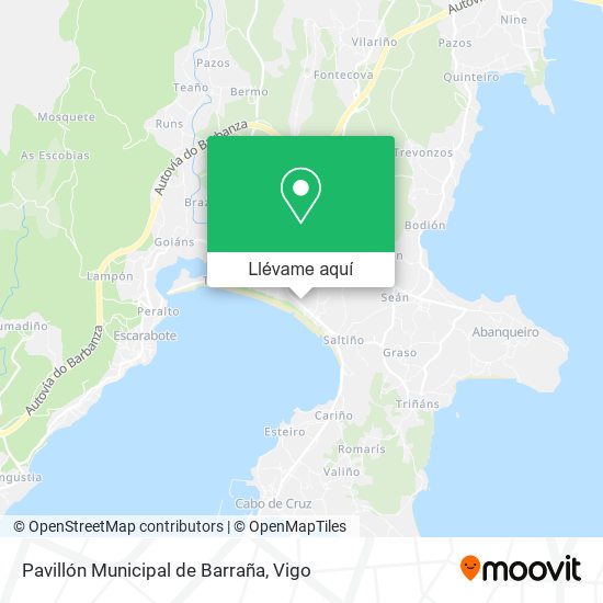 Mapa Pavillón Municipal de Barraña