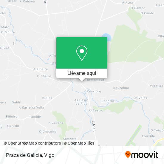 Mapa Praza de Galicia