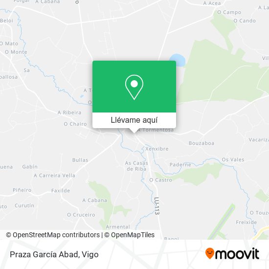 Mapa Praza García Abad
