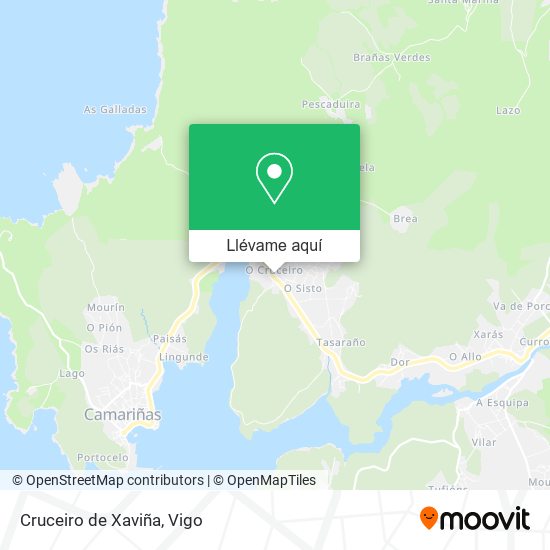Mapa Cruceiro de Xaviña