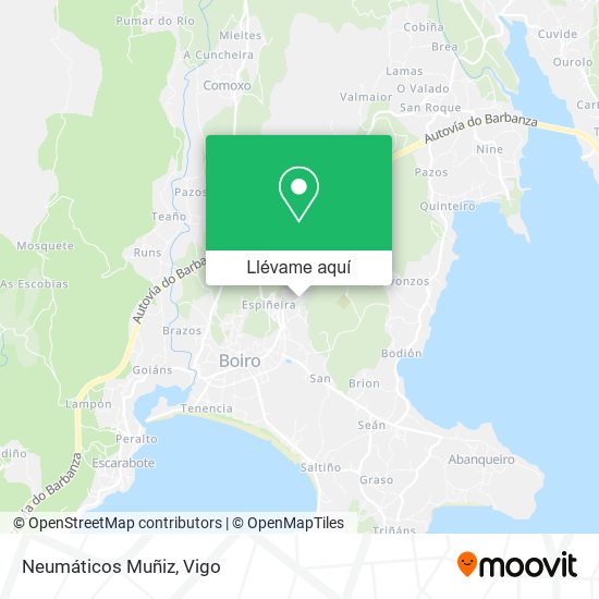 Mapa Neumáticos Muñiz