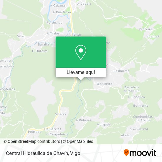 Mapa Central Hidraulica de Chavín