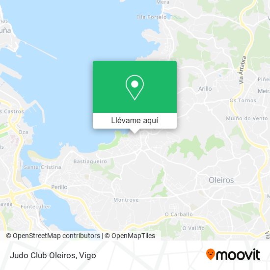 Mapa Judo Club Oleiros