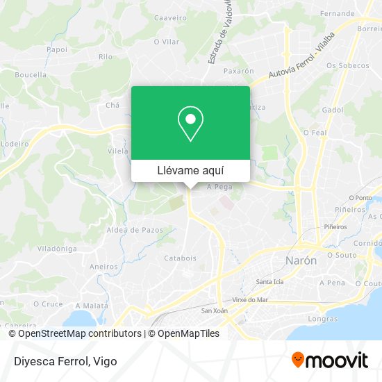 Mapa Diyesca Ferrol