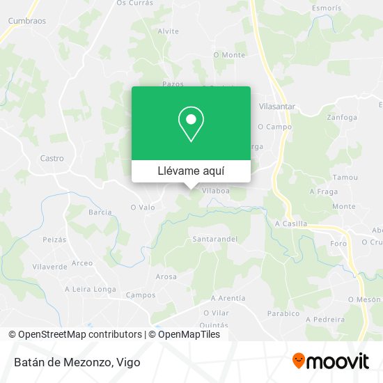 Mapa Batán de Mezonzo