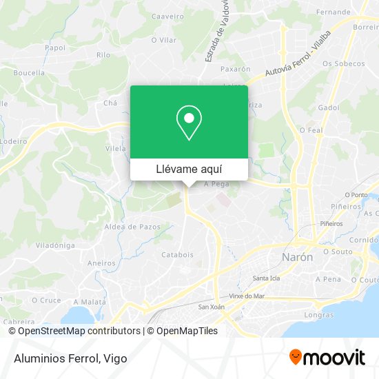 Mapa Aluminios Ferrol