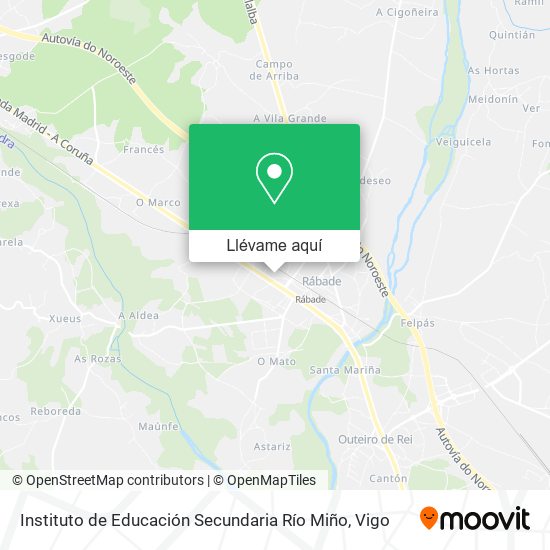 Mapa Instituto de Educación Secundaria Río Miño