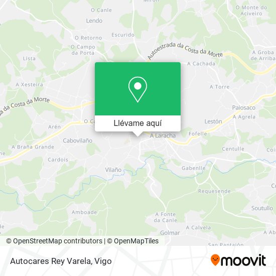 Mapa Autocares Rey Varela