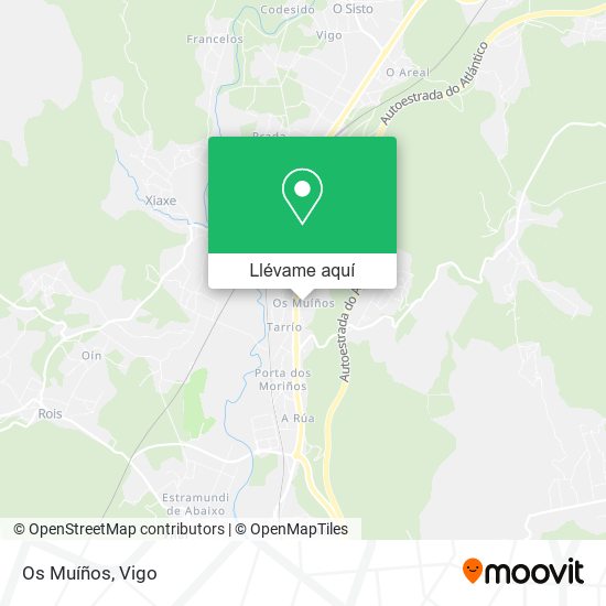Mapa Os Muíños