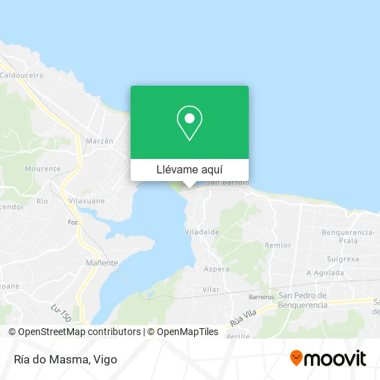Mapa Ría do Masma