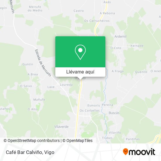 Mapa Café Bar Calviño