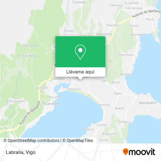 Mapa Labralia