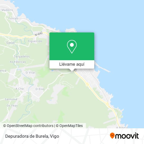Mapa Depuradora de Burela