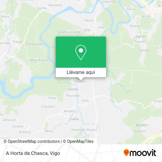 Mapa A Horta da Chasca