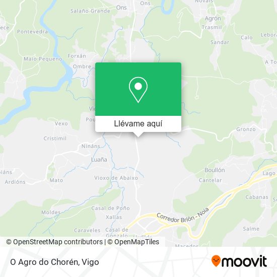 Mapa O Agro do Chorén