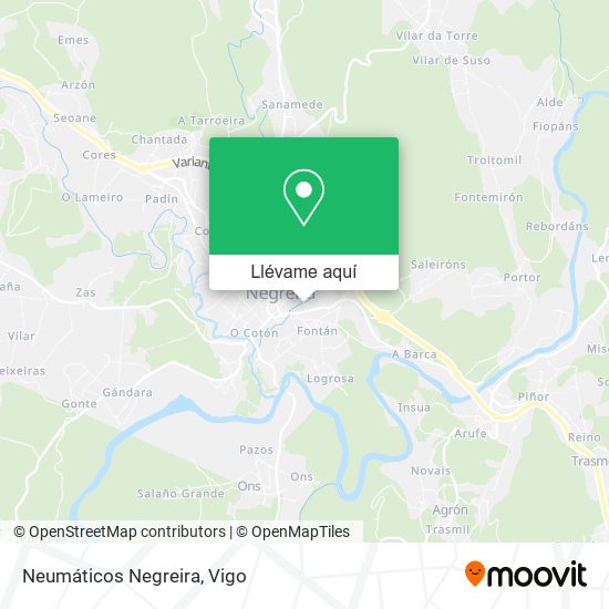 Mapa Neumáticos Negreira