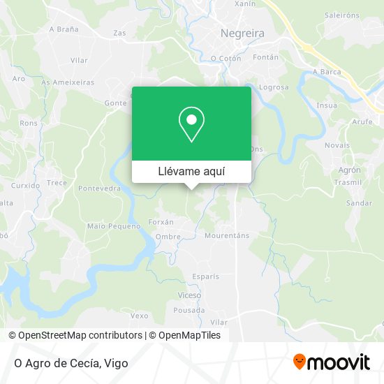 Mapa O Agro de Cecía