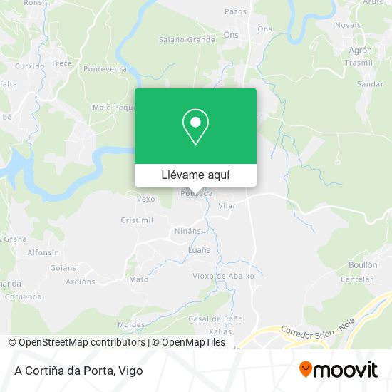 Mapa A Cortiña da Porta