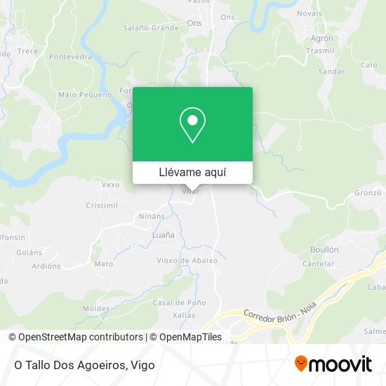 Mapa O Tallo Dos Agoeiros