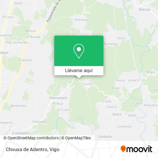 Mapa Chousa de Adentro