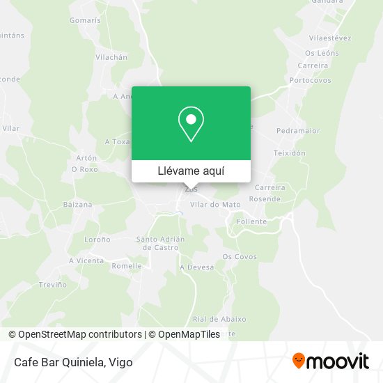 Mapa Cafe Bar Quiniela