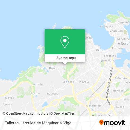 Mapa Talleres Hércules de Maquinaria