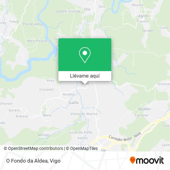 Mapa O Fondo da Aldea