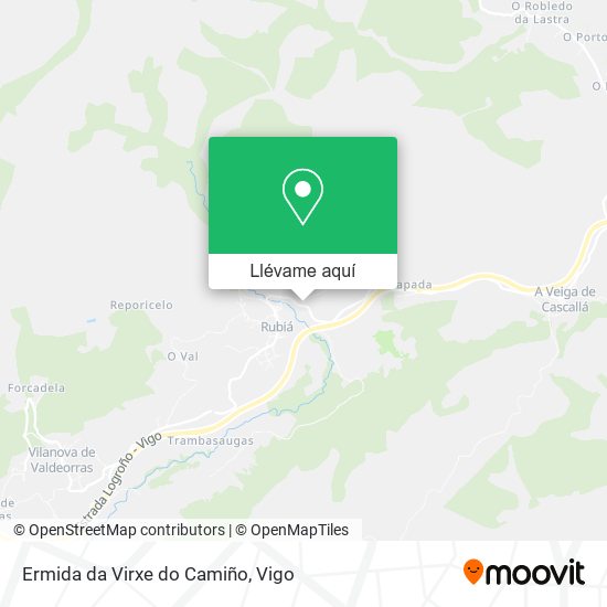Mapa Ermida da Virxe do Camiño
