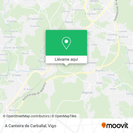 Mapa A Canteira de Carballal