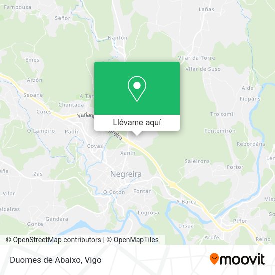 Mapa Duomes de Abaixo