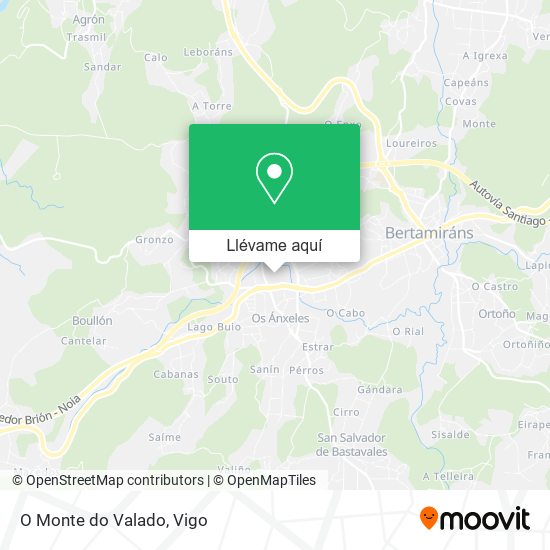 Mapa O Monte do Valado