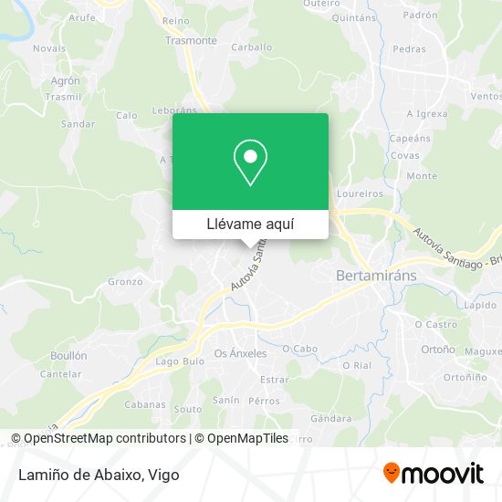 Mapa Lamiño de Abaixo