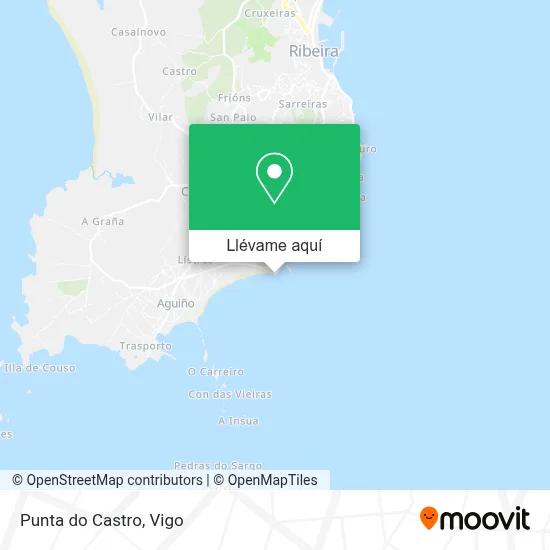 Mapa Punta do Castro