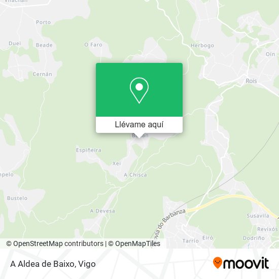 Mapa A Aldea de Baixo