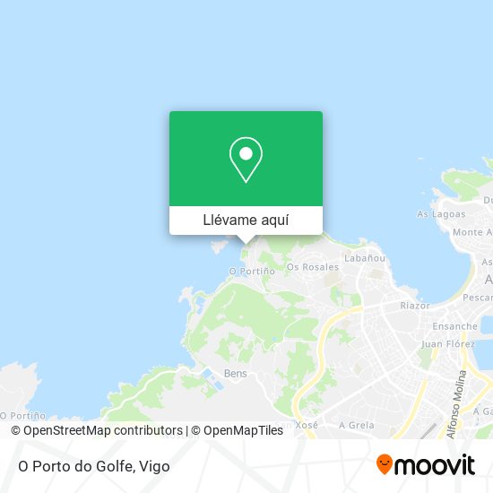 Mapa O Porto do Golfe