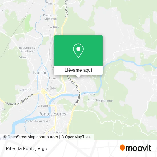 Mapa Riba da Fonte