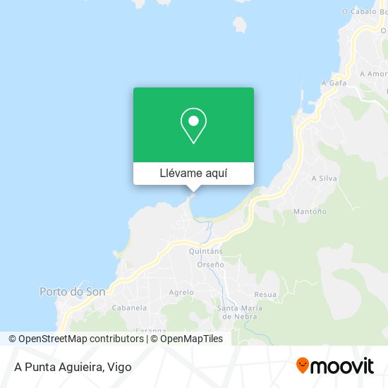 Mapa A Punta Aguieira