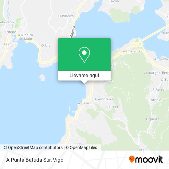 Mapa A Punta Batuda Sur