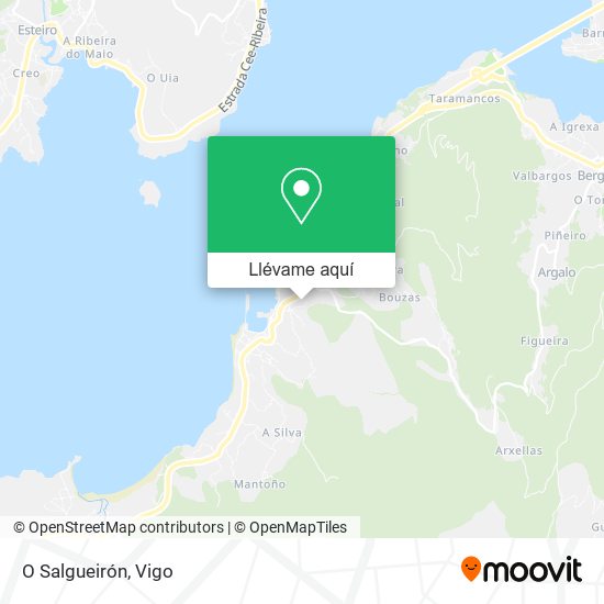 Mapa O Salgueirón