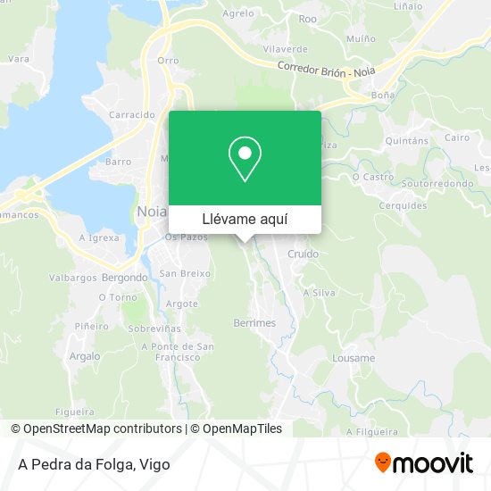 Mapa A Pedra da Folga