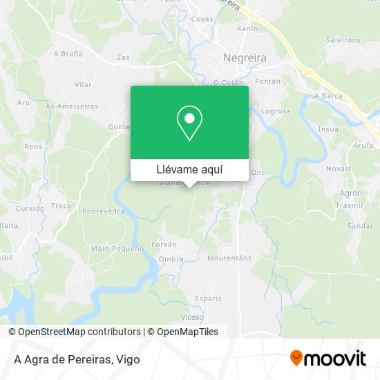 Mapa A Agra de Pereiras