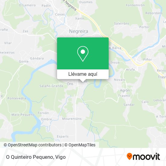Mapa O Quinteiro Pequeno