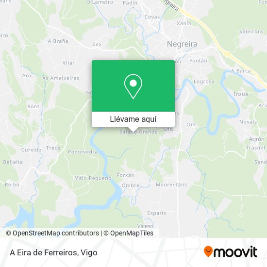 Mapa A Eira de Ferreiros