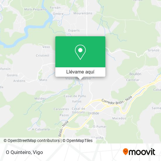 Mapa O Quinteiro