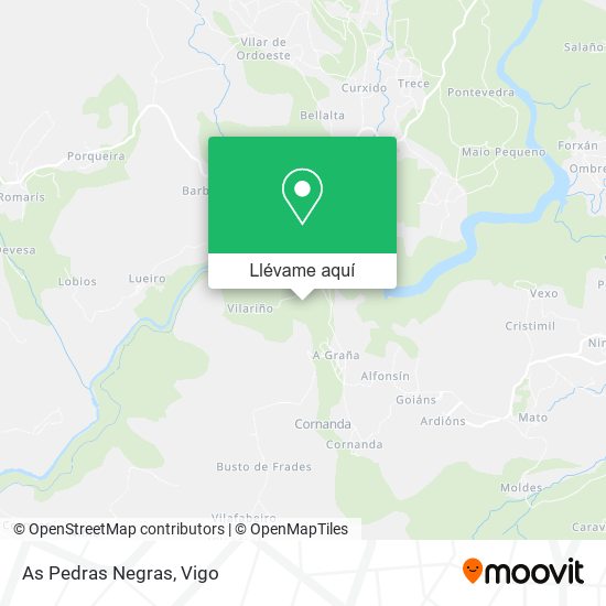 Mapa As Pedras Negras