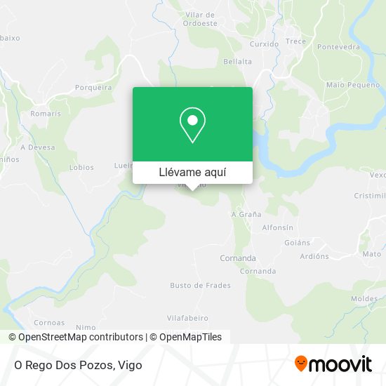 Mapa O Rego Dos Pozos