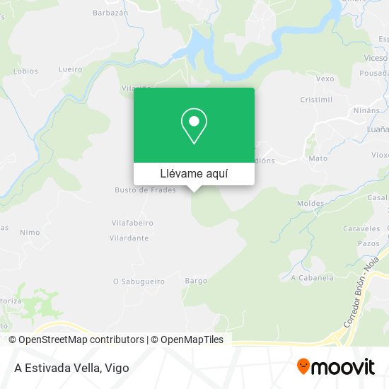 Mapa A Estivada Vella