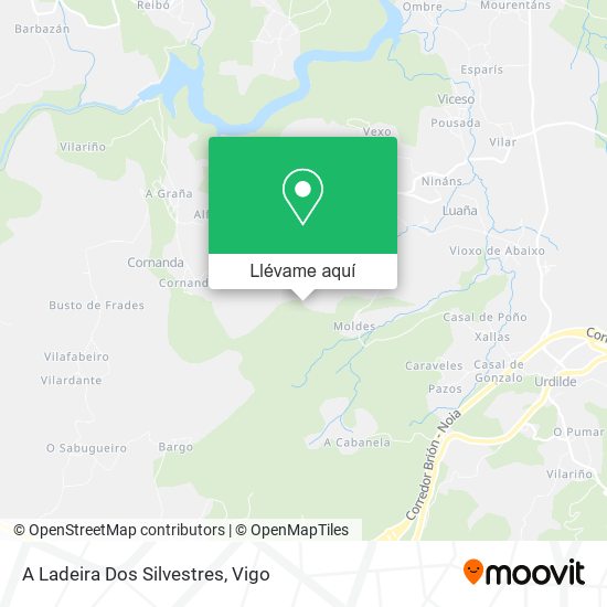 Mapa A Ladeira Dos Silvestres