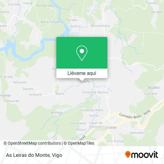 Mapa As Leiras do Monte